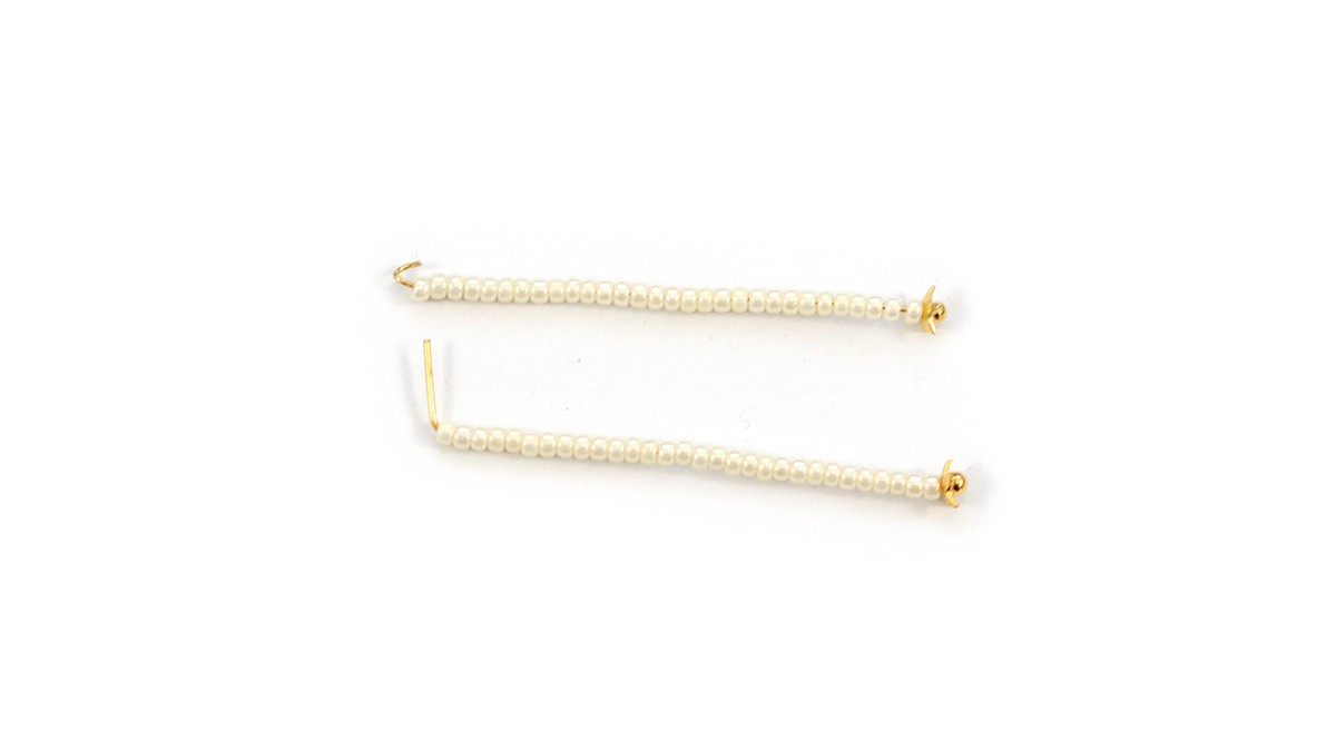 Pendientes colgantes indios Coupoles Jhumka : Paso 2