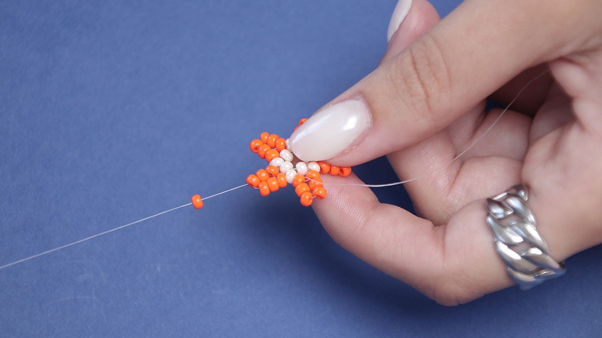 Pendientes colgantes de estrella de mar : Paso 9