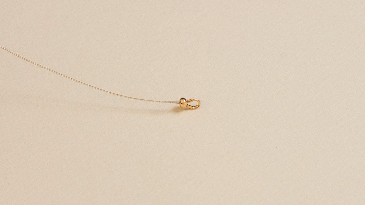 Pulsera vintage con mezcla de perlas : Paso 1