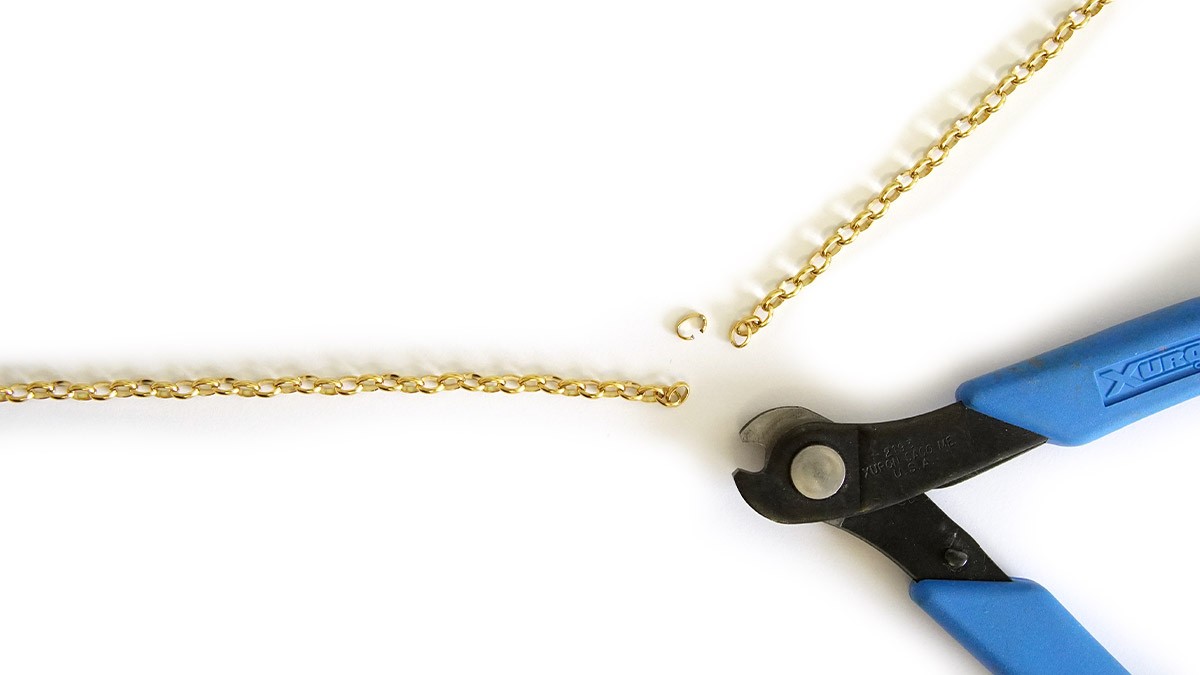 Collar Charms Ocean de acero inoxidable dorado : Paso 1 Collar Charms Ocean de acero inoxidable dorado : Paso 1