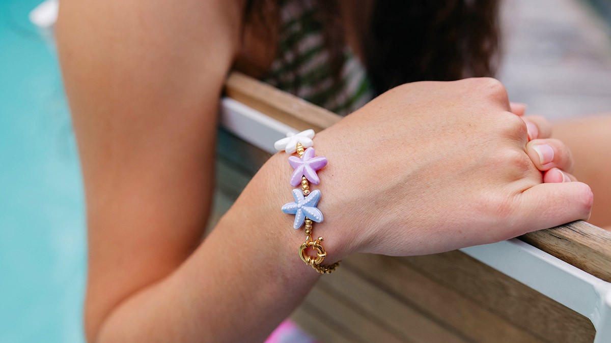 Collar Charms Ocean de acero inoxidable dorado : Paso 5 Collar Charms Ocean de acero inoxidable dorado : Paso 5