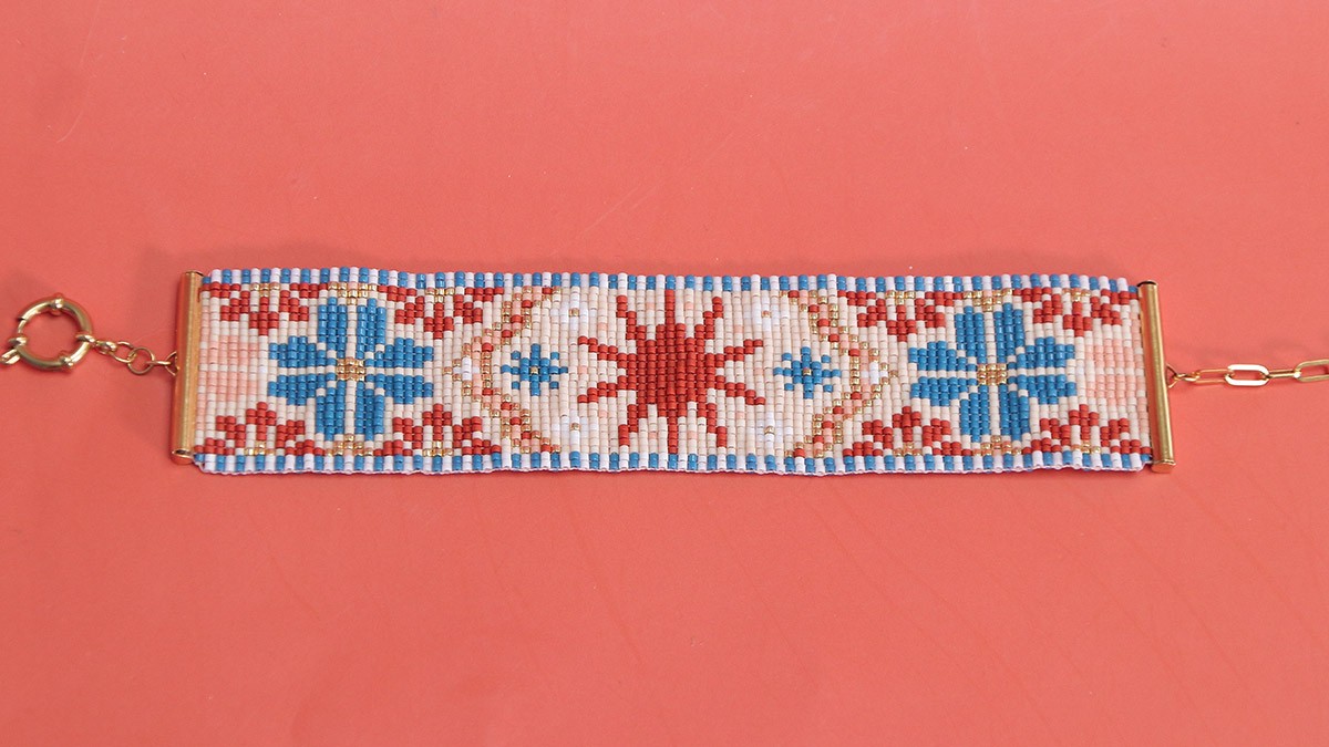 Esquema Pulsera Miyuki Mystery Loom