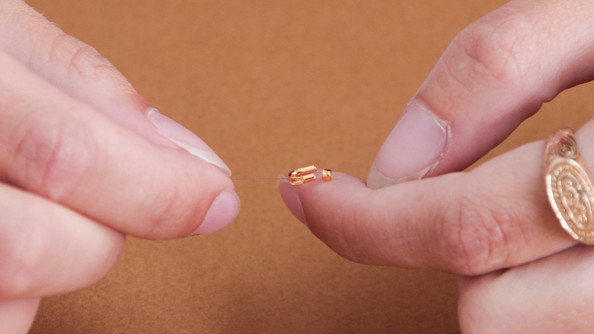 Tutorial de collar de piedras naturales y colgante de corazón : Paso 1