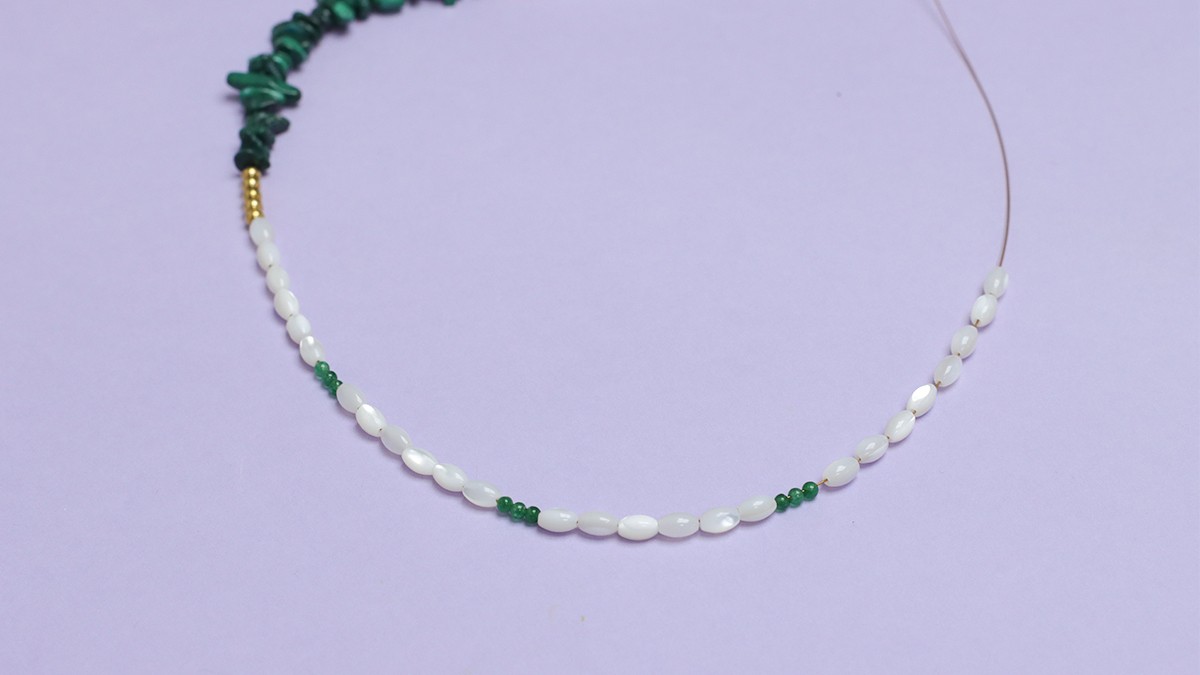 Collar de perlas y chips : Paso 4 Collar de perlas y chips : Paso 4