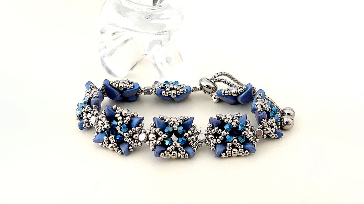 Esquema Pulsera Astoria con Cuentas Amos by Puca