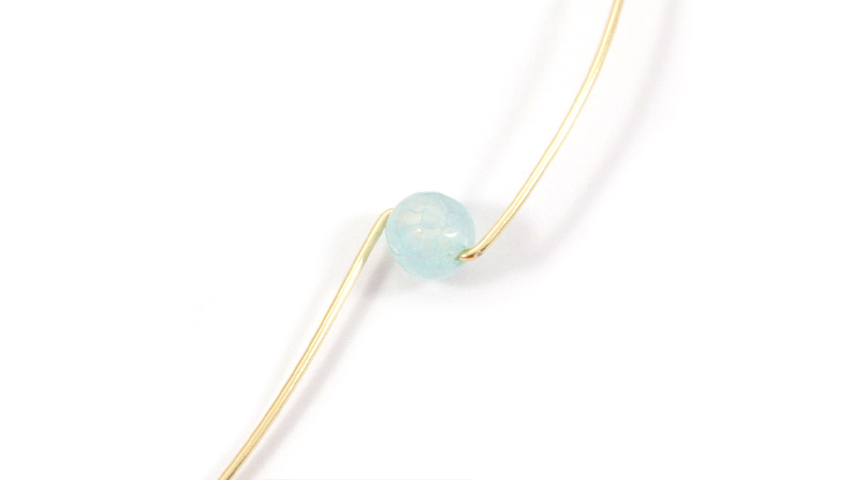 Anillo de alambre de metal aguamarina : Paso 2 Anillo de alambre de metal aguamarina : Paso 2