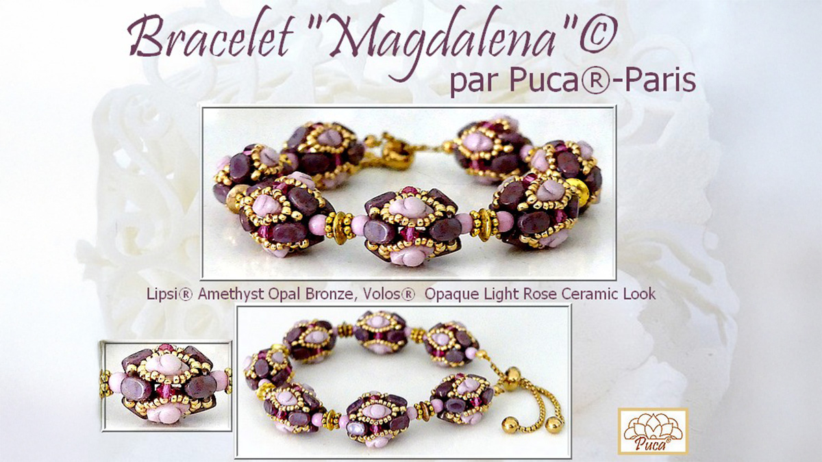 Esquema Pulsera Magdalena by Puca Esquema Pulsera Magdalena by Puca