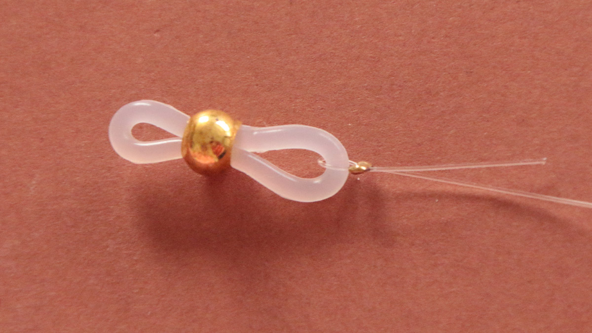 Cordón para gafas con cuentas de heishi en color Moca Mousse : Paso 1