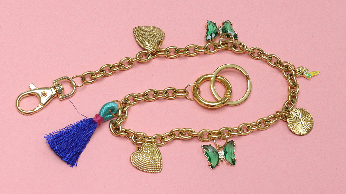 Llavero y Dijes para bolsa de joyería : Paso 5