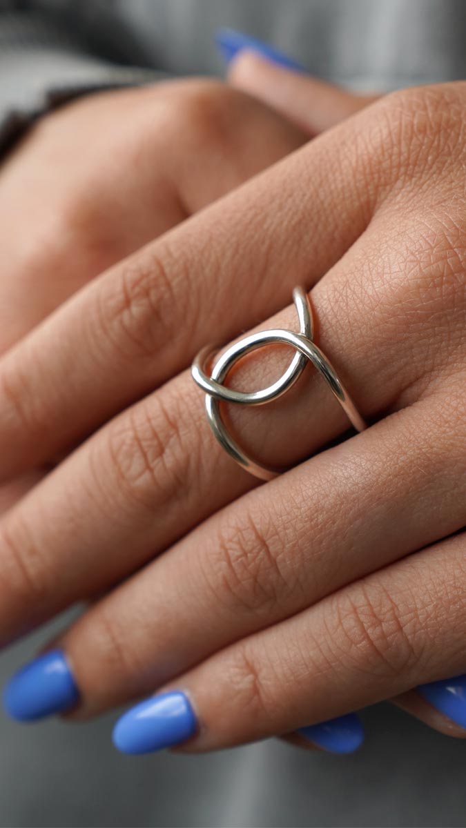 Tuto - Anillo entrelazado en plata de ley 925