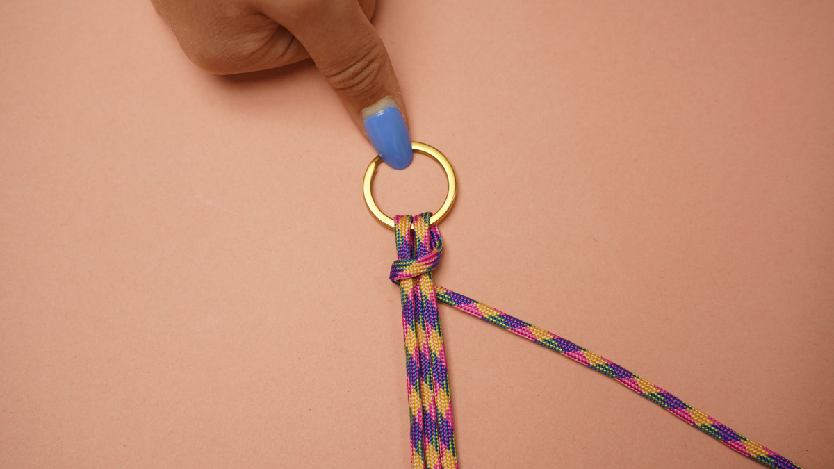 Bolsa de verano joya con paracord : Paso 2 Bolsa de verano joya con paracord : Paso 2