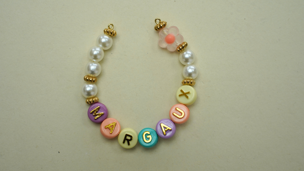 Llavero personalizado con nombre y cuentas de letras : Paso 4 Llavero personalizado con nombre y cuentas de letras : Paso 4