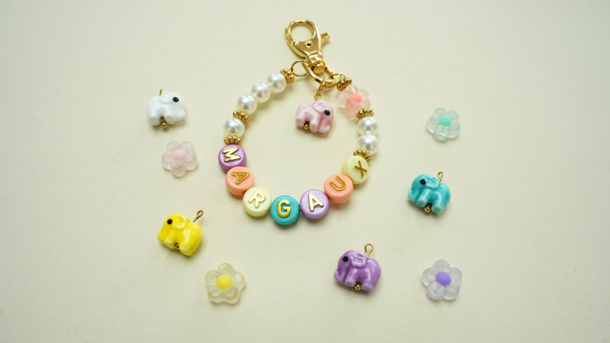 Llavero personalizado con nombre y cuentas de letras : Paso 8 Llavero personalizado con nombre y cuentas de letras : Paso 8