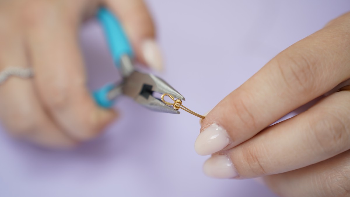 Collar de cuentas de cerámica con colgante de cristal : Paso 2 Collar de cuentas de cerámica con colgante de cristal : Paso 2