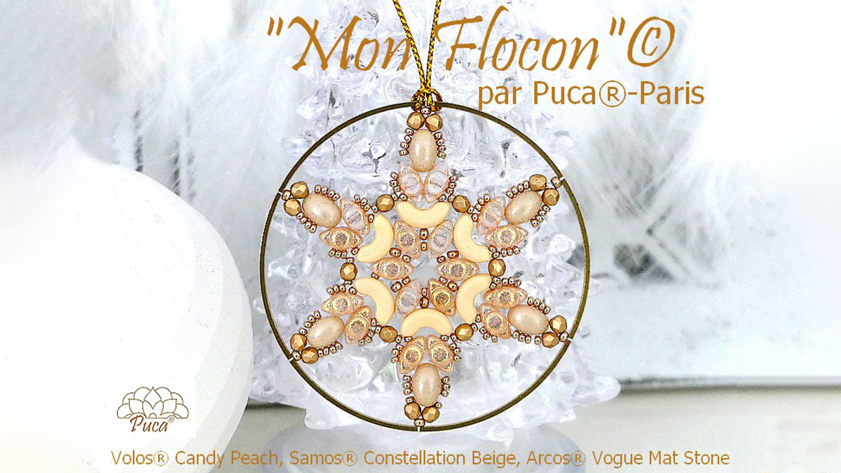 Flocon de neige en perles par Puca®