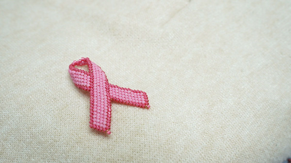 Esquema Broche de cinta rosa de octubre Esquema Broche de cinta rosa de octubre