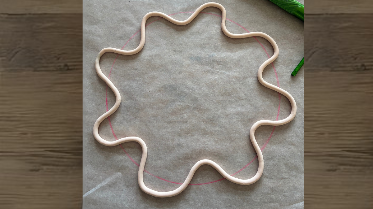 Espejo decorado de arcilla polimérica Cernit : Paso 2