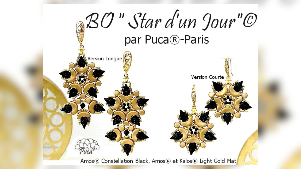 Pendientes Star d'un jour de Puca