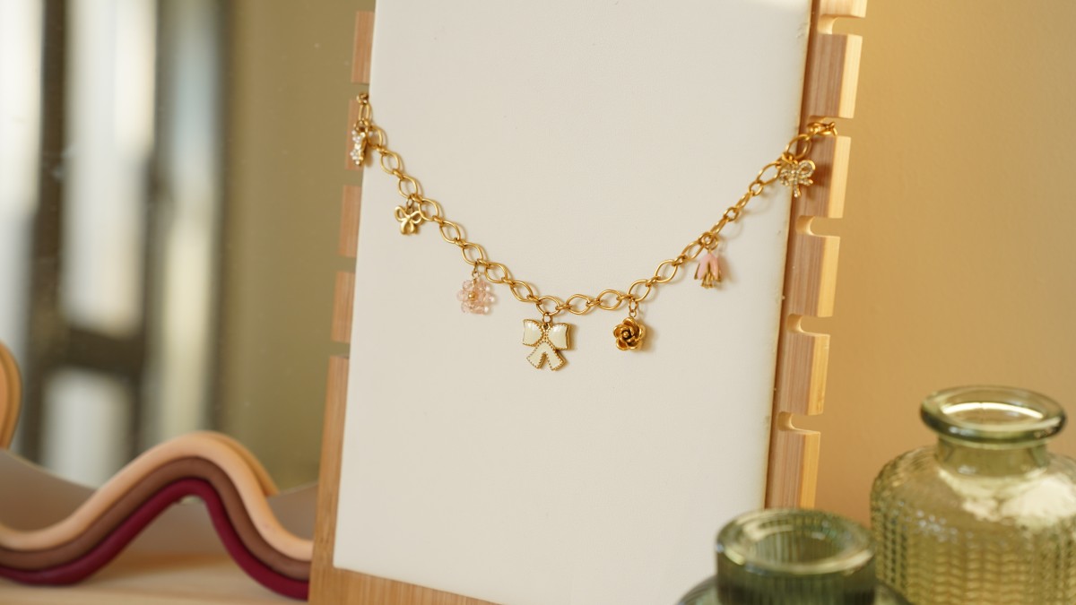 My DIY Jewellery - Kit de joyería con colgantes dorados de acero inoxidable para chicas My DIY Jewellery - Kit de joyería con colgantes dorados de acero inoxidable para chicas