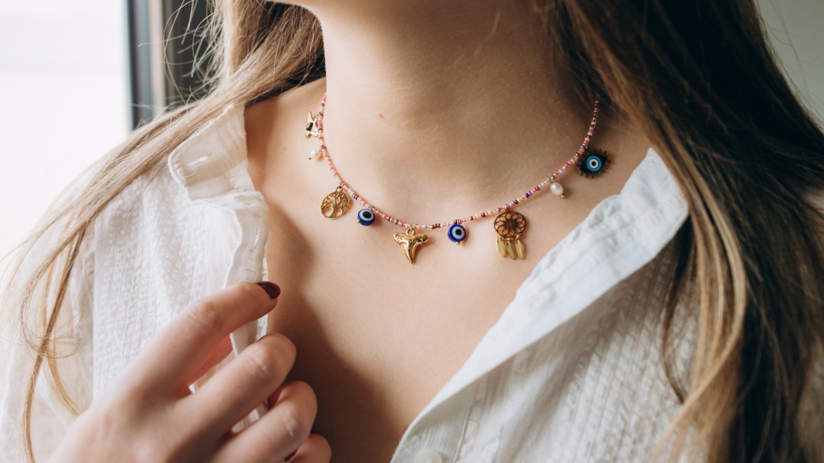 Collar de cuentas de rocalla