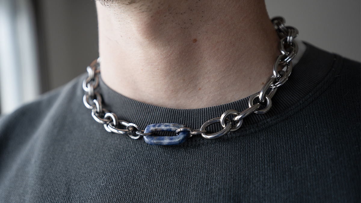 Esquema Pulsera y collar con piedras naturales Esquema Pulsera y collar con piedras naturales