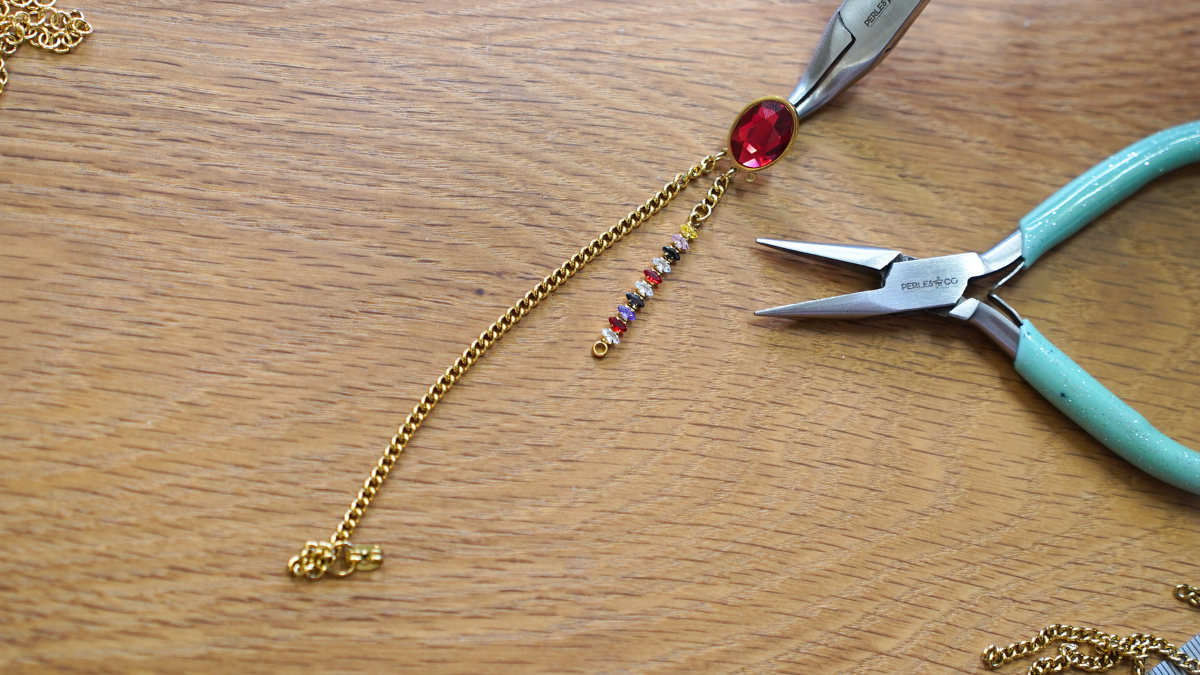 Pendientes y cadenas PureCrystal : Paso 2