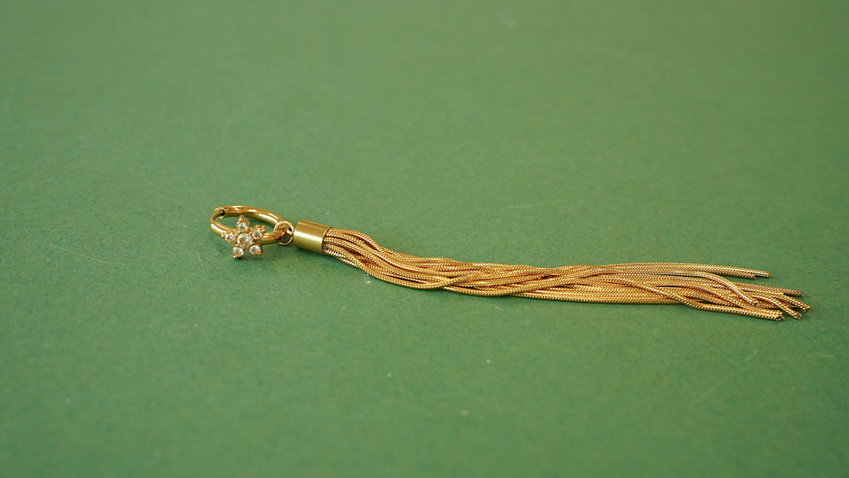 Pendientes de flecos serpentina : Paso 6 Pendientes de flecos serpentina : Paso 6