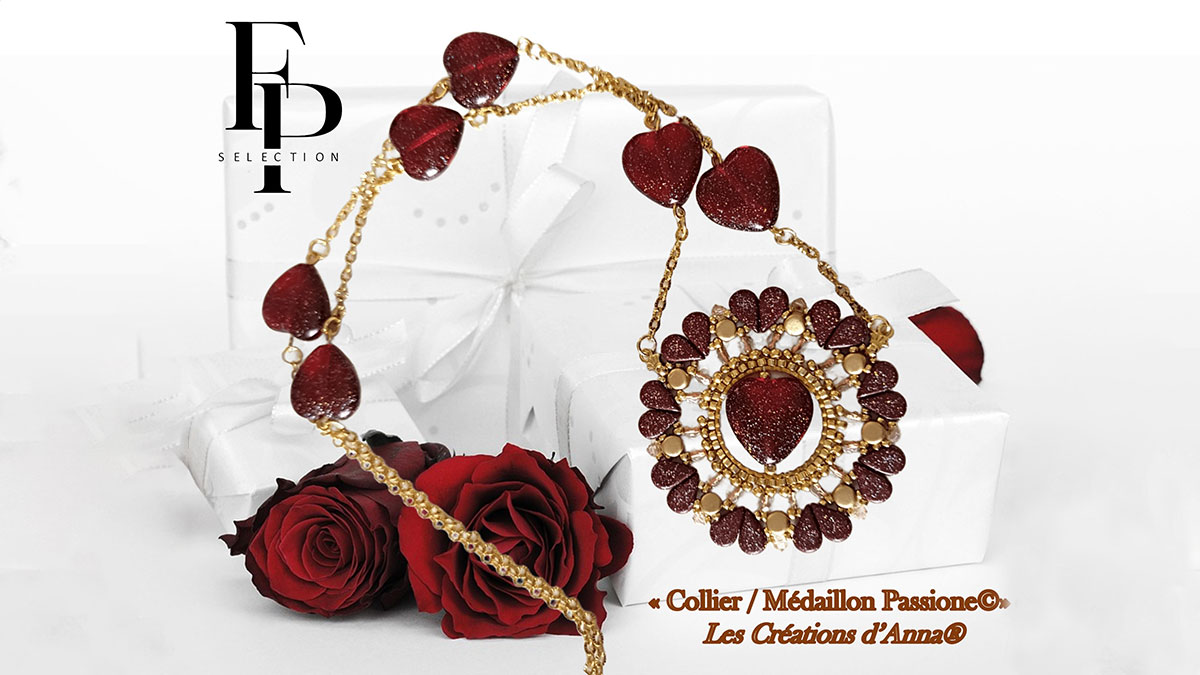 Collar medallón Passione