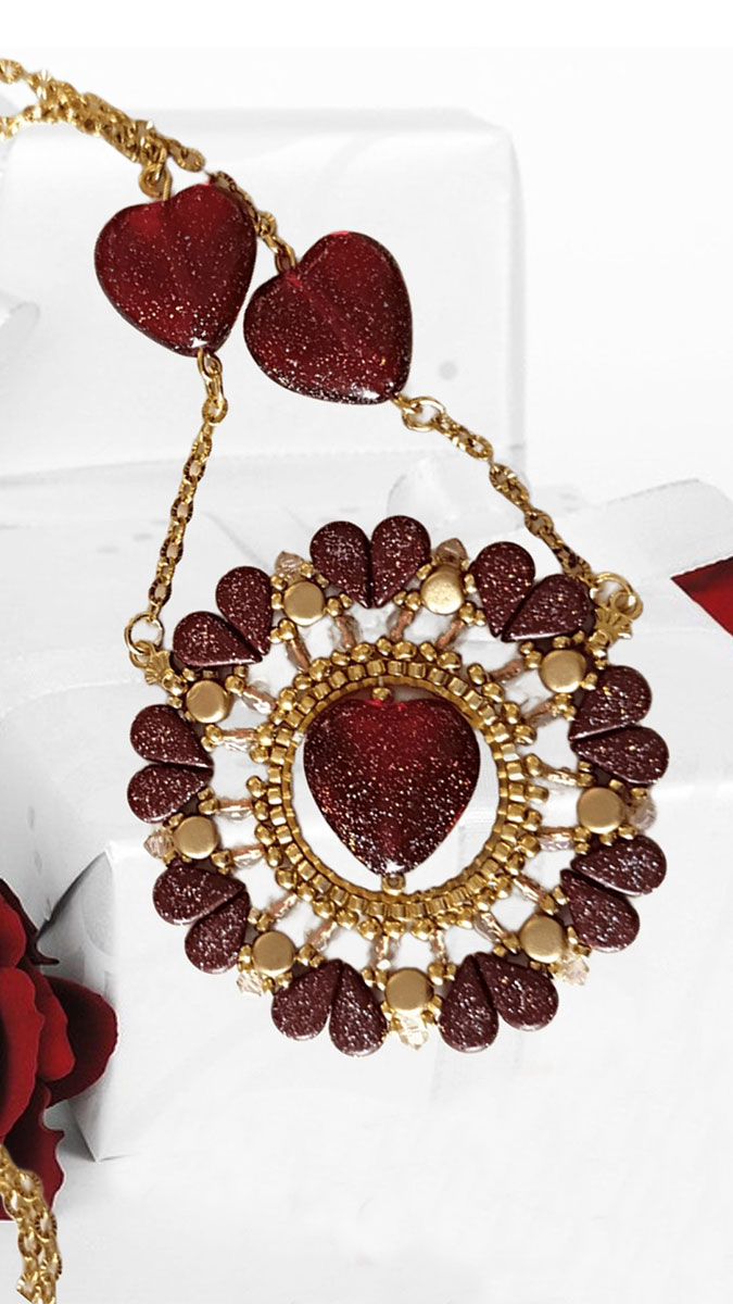 Esquema Collar medallón Passione Esquema Collar medallón Passione