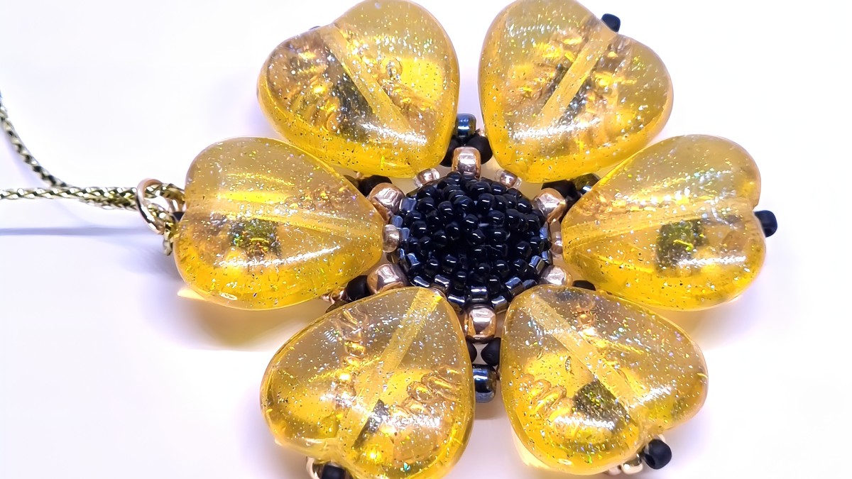 Esquema Colgante Fleur de Coeur de Angel Accessories