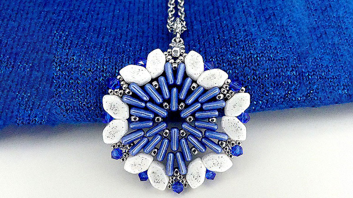 Esquema Colgante Rose des Sables de Puca