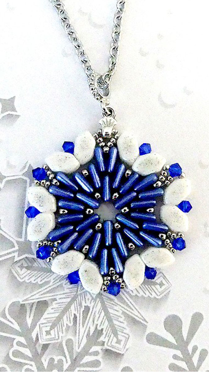 Esquema Colgante Rose des Sables de Puca