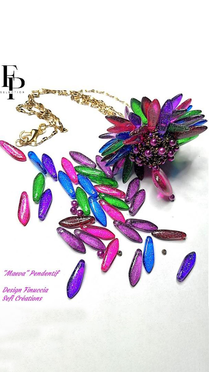 Esquema Colgante Maeva de Finuccia Sefi Créations