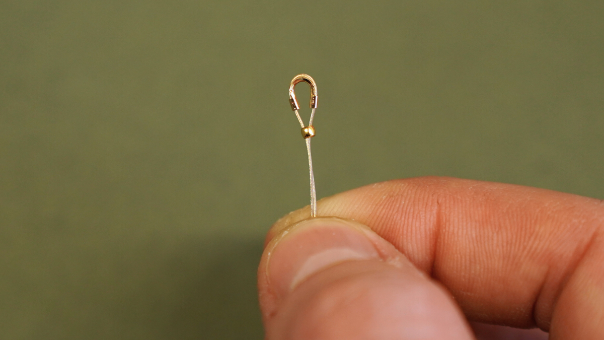 DIY Collar de perlas de acero inoxidable, Cierre y colgante de corazón : Paso 2