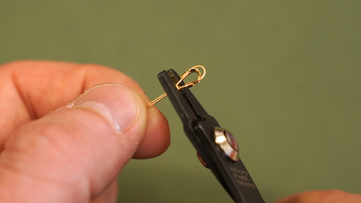 DIY Collar de perlas de acero inoxidable, Cierre y colgante de corazón : Paso 3