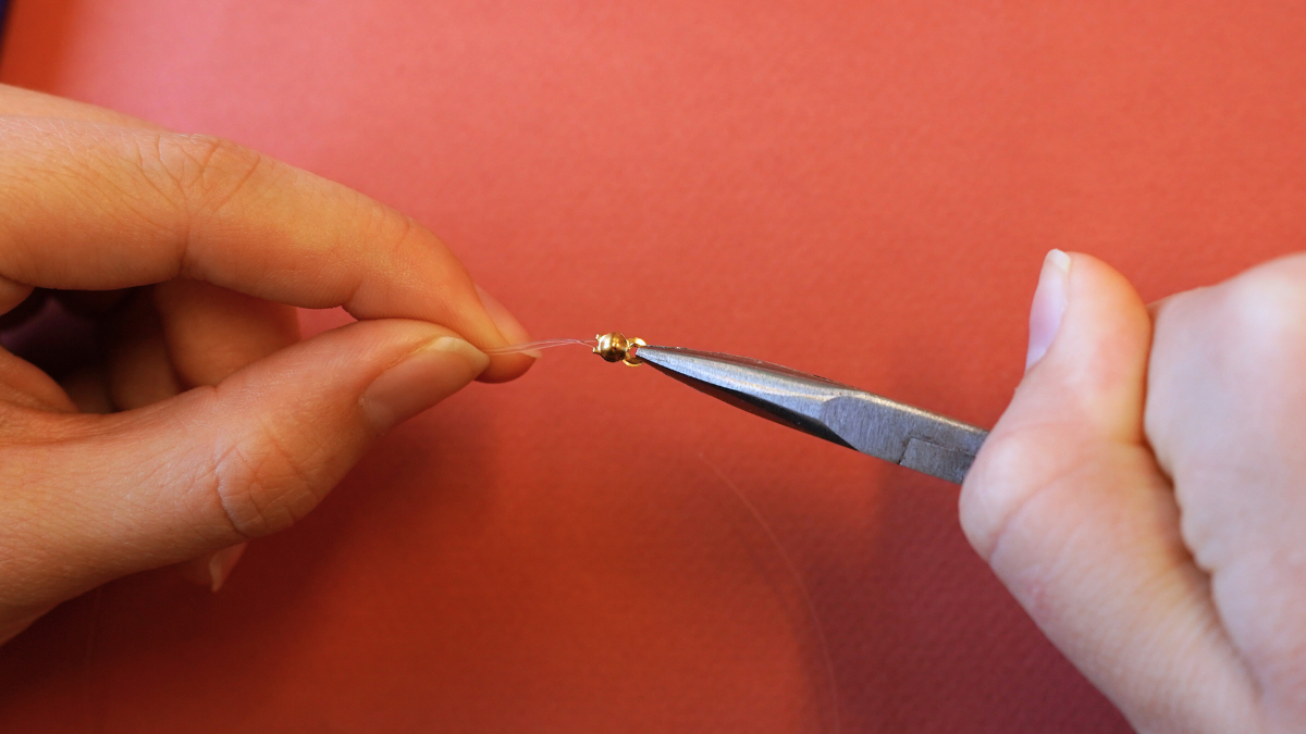 Pendientes colgantes de piedras preciosas : Paso 1