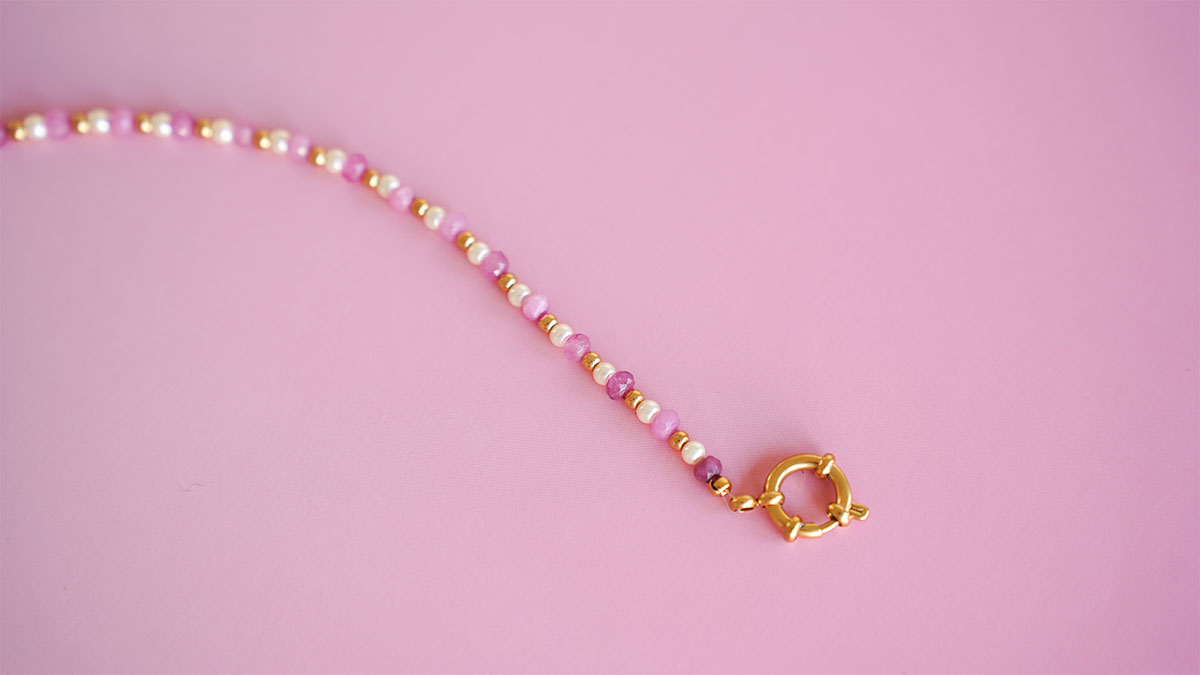 Surtido de pulseras de piedras naturales : Paso 2