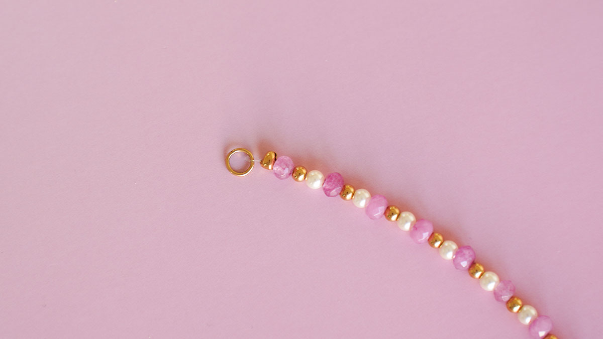 Surtido de pulseras de piedras naturales : Paso 3