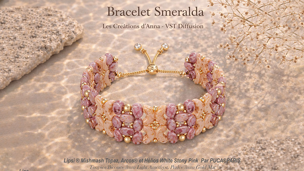 Pulsera Smeralda de Les créations d'Anna Pulsera Smeralda de Les créations d'Anna