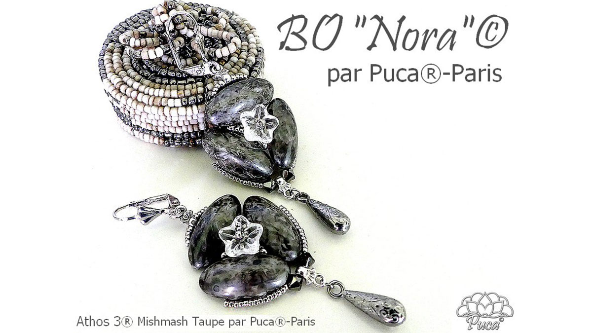 Esquema Pendientes Nora de Les perles par Puca® (Las perlas de Puca®)
