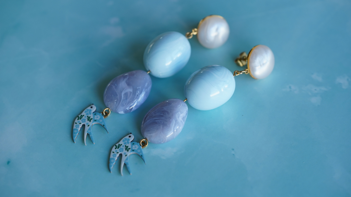 Tutorial de manualidades: 3 modelos de pendientes con cuentas y cabujones de resina : Paso 7 Tutorial de manualidades: 3 modelos de pendientes con cuentas y cabujones de resina : Paso 7