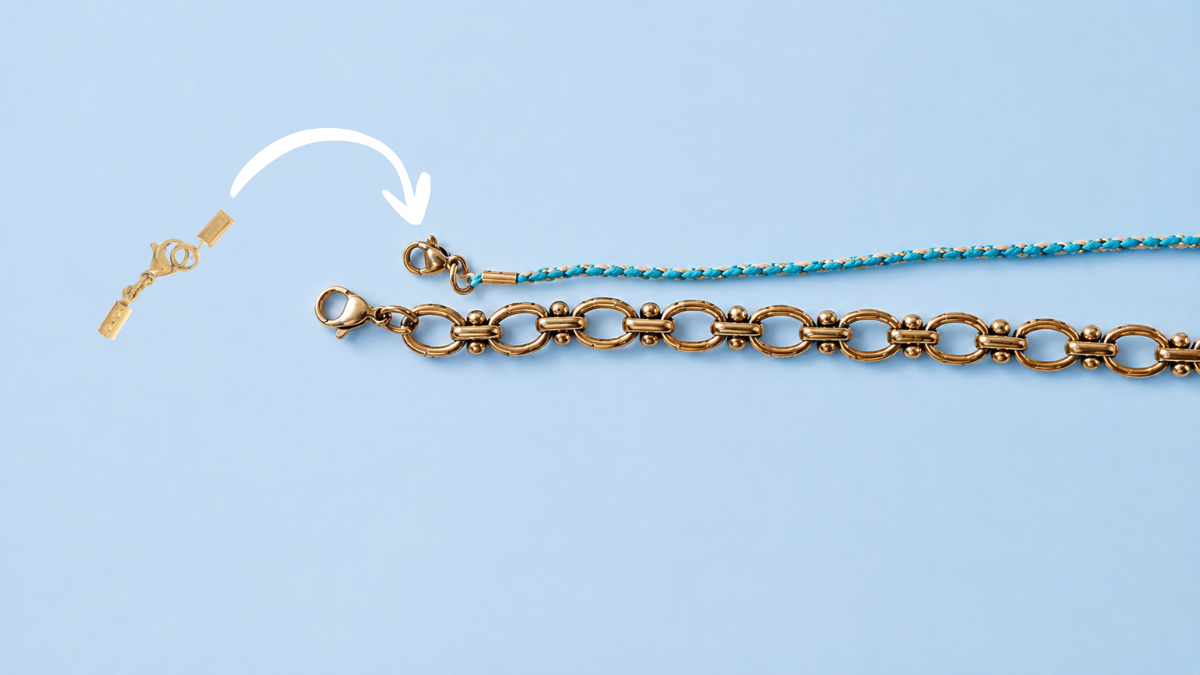 Pulsera de cordón con dijes : Paso 2 Pulsera de cordón con dijes : Paso 2