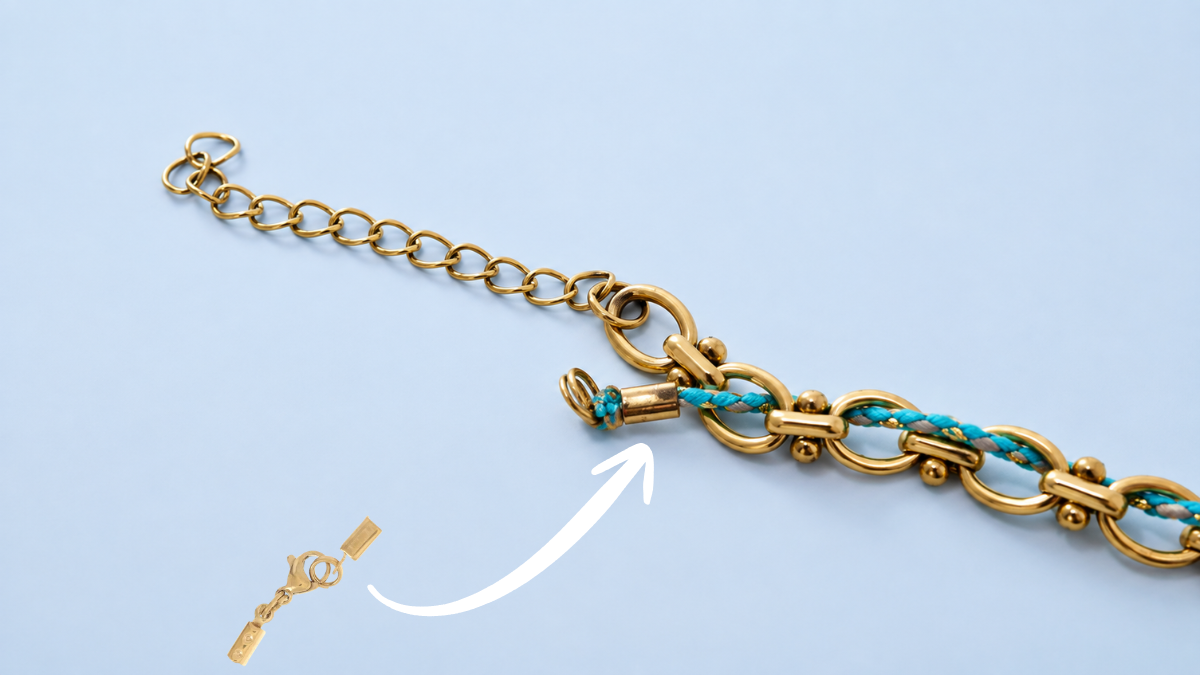 Pulsera de cordón con dijes : Paso 4 Pulsera de cordón con dijes : Paso 4