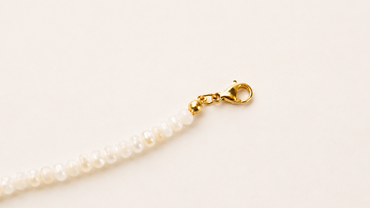 Collar de varias vueltas con piedras preciosas y cuentas de nácar : Paso 4 Collar de varias vueltas con piedras preciosas y cuentas de nácar : Paso 4
