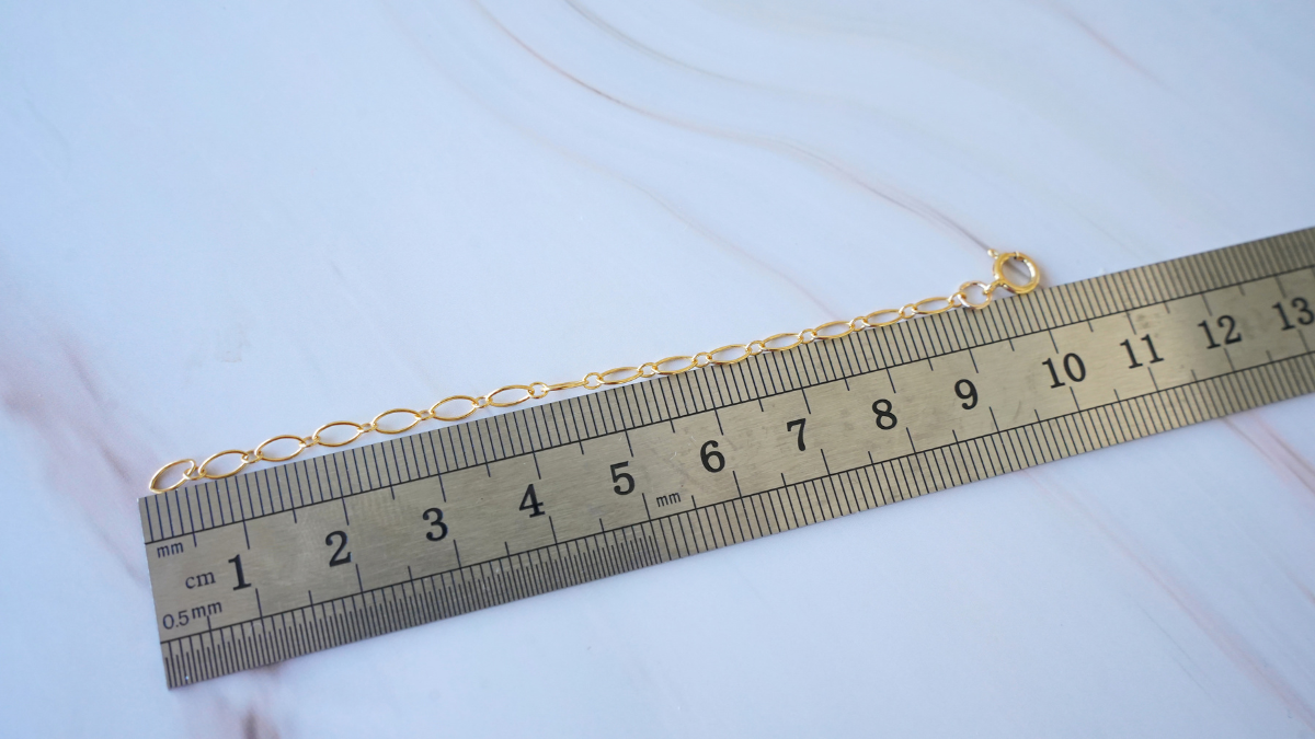 Collar de Gold Filled con cadena, perlas y un anillo en forma de corazón : Paso 1 Collar de Gold Filled con cadena, perlas y un anillo en forma de corazón : Paso 1