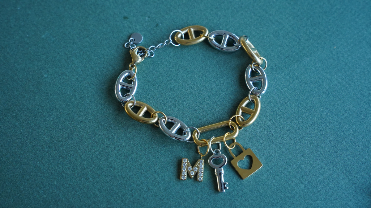 Pulsera de eslabones marinos dorados y plateados : Paso 4 Pulsera de eslabones marinos dorados y plateados : Paso 4