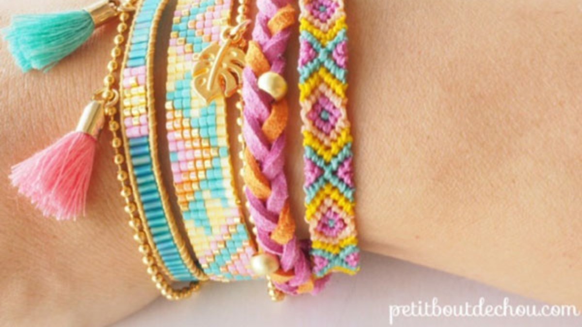 Pulsera DIY multirangs brasileños, trenzado y Miyuki tejer