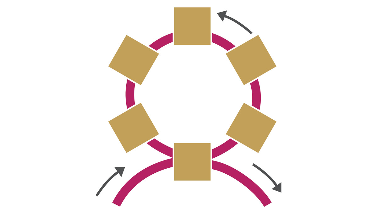 DIY estrella tejedora japonesa Peyote cuentas circulares Miyuki Delicas : Paso 1