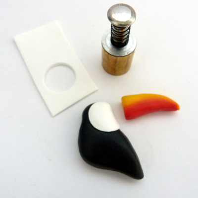 Tucan en Pasta Polimerica : Paso 8