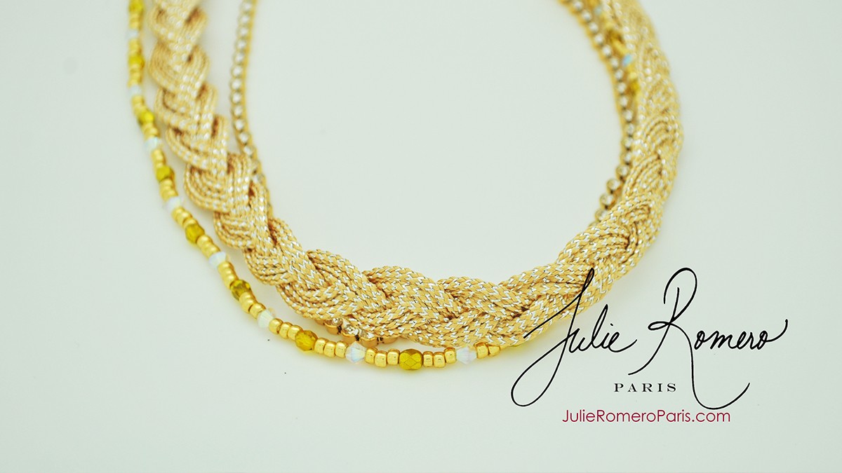 Esquema Headband rocallas Toho y cadena strass PureCrystal